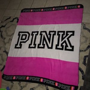 PINK plush blanket